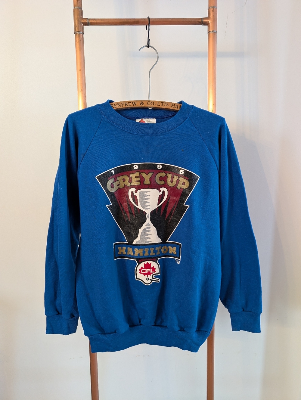 *2 For 1 - DEAL* - 1996 GREY CUP Sweatshirt & Hamilton Tiger-Cats Black Tee - Picture 2 of 13